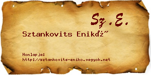 Sztankovits Enikő névjegykártya